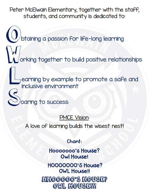 Peter McElwain Elementary Vision and Mission